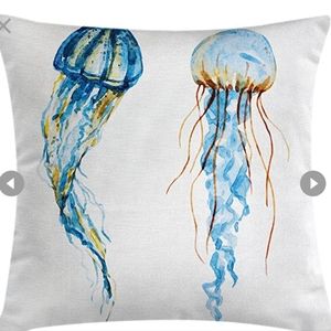 Jellyfish throw pillow cases (2)